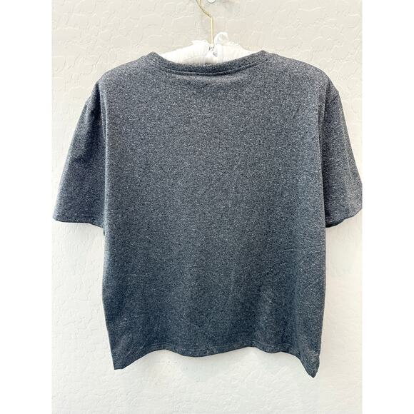 Gray Floral Book Graphic Tee Just One More Chapter | Size Large - Picture 5 of 6